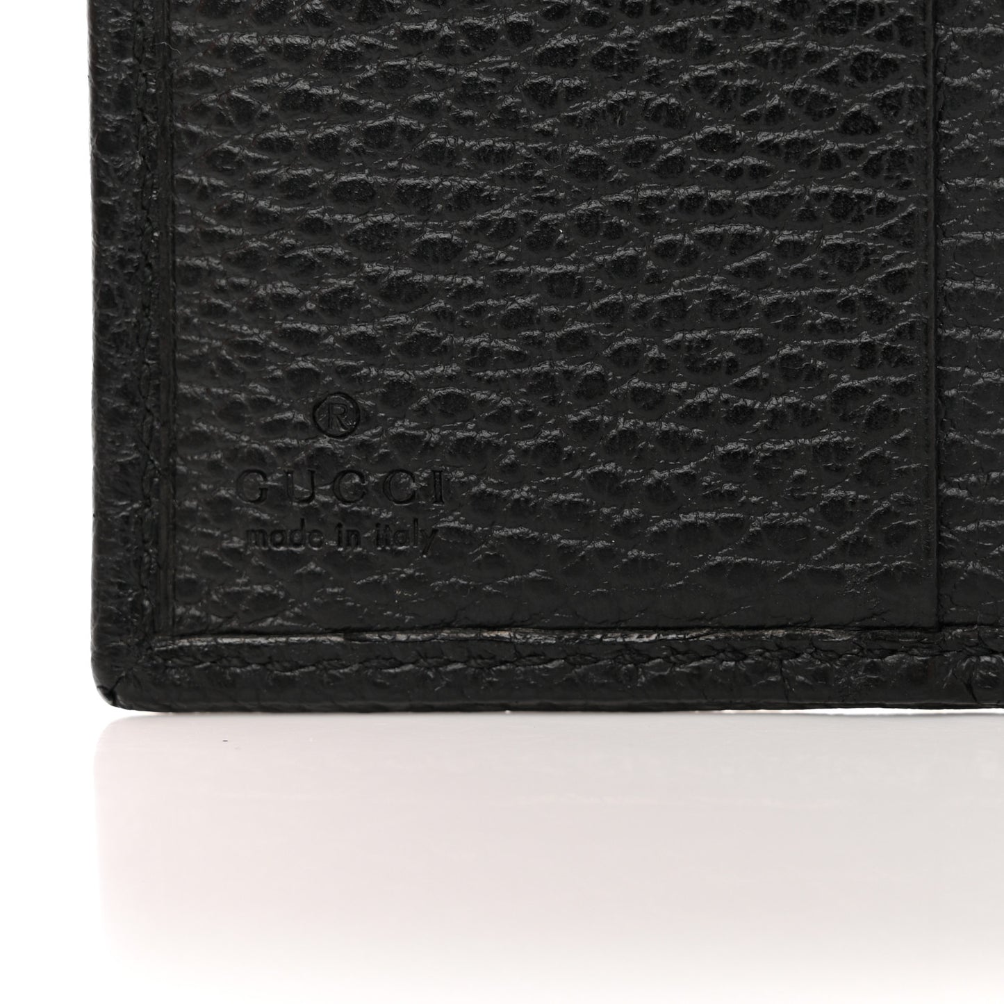 Dollar Calfskin GG Marmont French Wallet Black