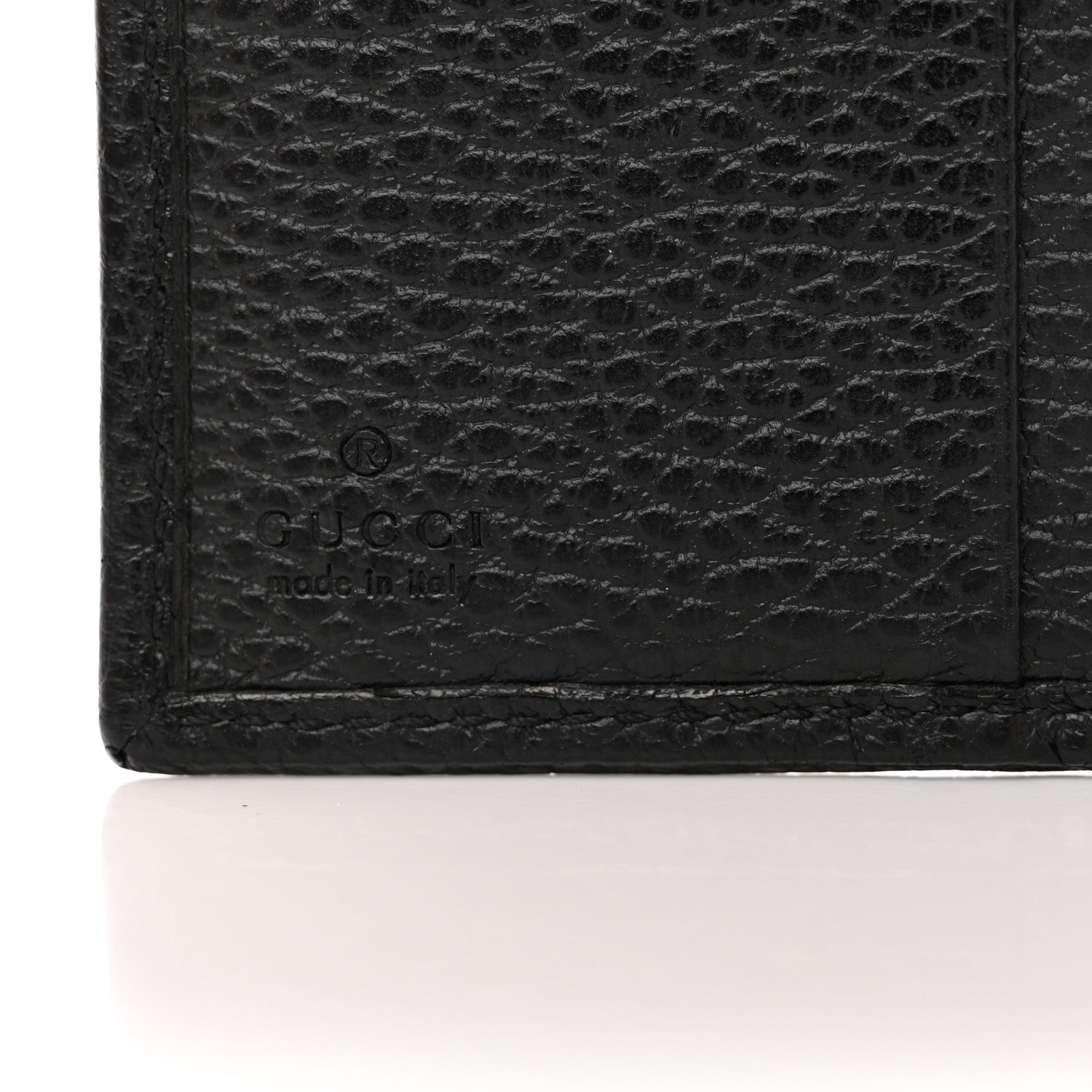Gucci Dollar Calfskin GG Marmont French Wallet Black 6 of 10