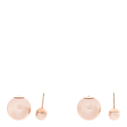 Christian Dior Pearl Mise En Dior Tribal Earrings Pink 3 of 5