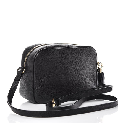 Gucci Pebbled Calfskin Small Soho Disco Bag Black 3 of 9