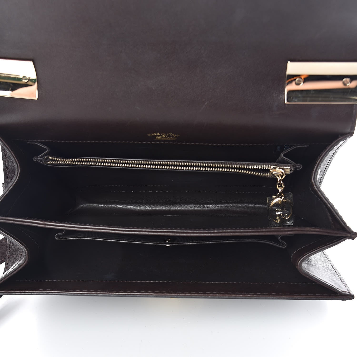 Gucci Calfskin Medium 1973 Shoulder Flap Bag Dark Brown 5 of 23