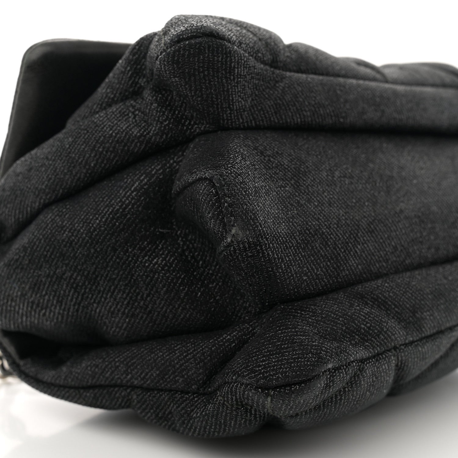 Salvatore Ferragamo Shiny Canvas Quilted Gelly Bag Black 9 of 13