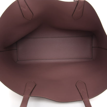 Burberry Grainy Calfskin Haymarket Check Medium Reversible Tote Dusty Pink 8 of 18