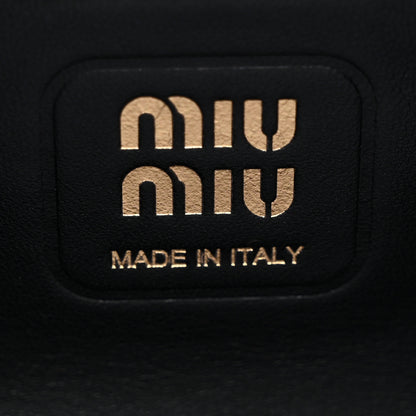 Miu Miu Nappa Matelasse Shoulder Bag Black 6 of 9