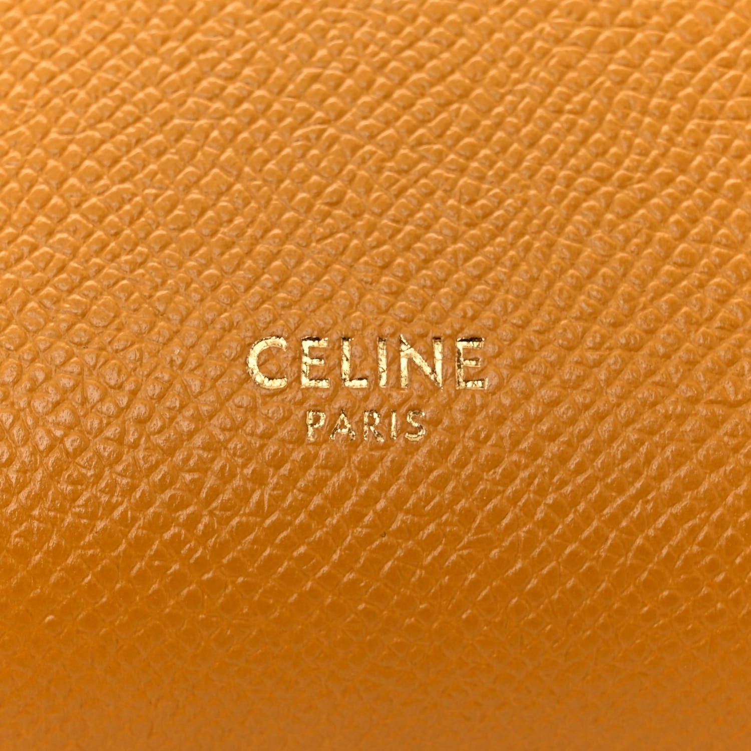 Celine Grained Calfskin Nano Belt Bag Sunflower 6 of 10