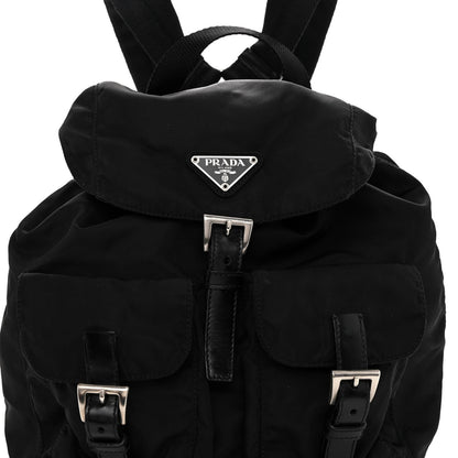 Prada Nylon Vela Small Backpack Black 7 of 9