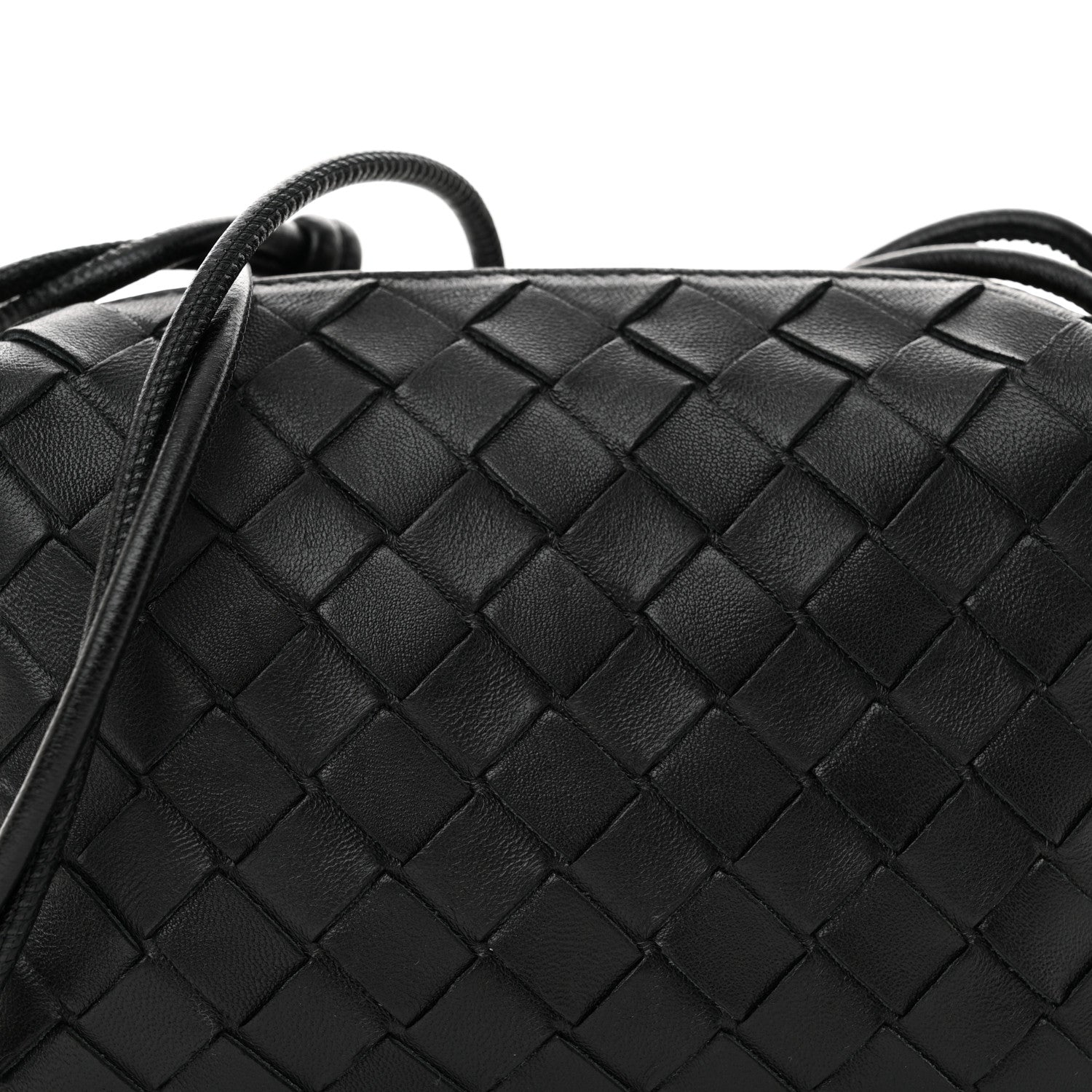 Bottega Veneta Nappa Intrecciato Mini Loop Camera Bag Black 7 of 9