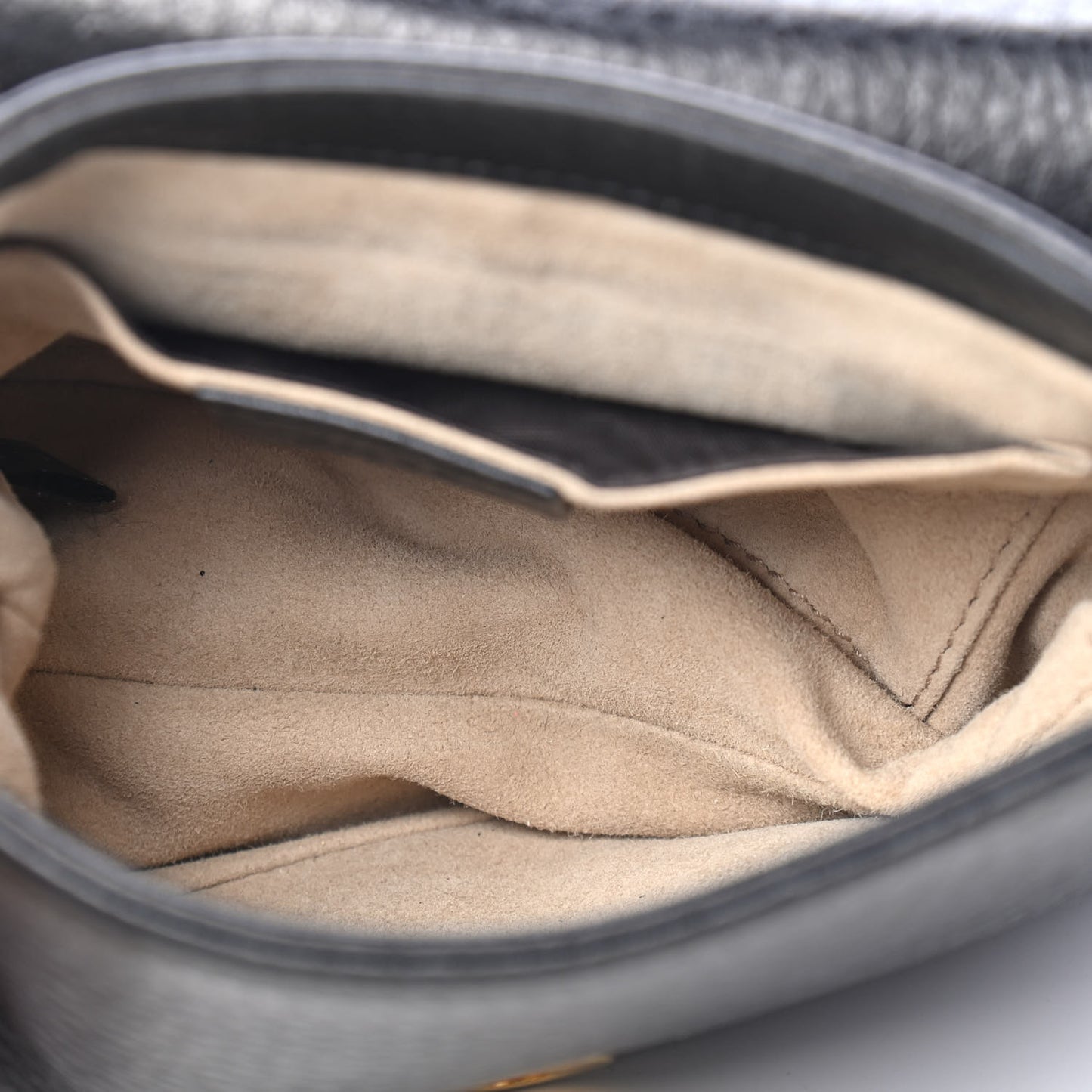 Pebbled Calfskin Small 1973 Chain Shoulder Bag Black