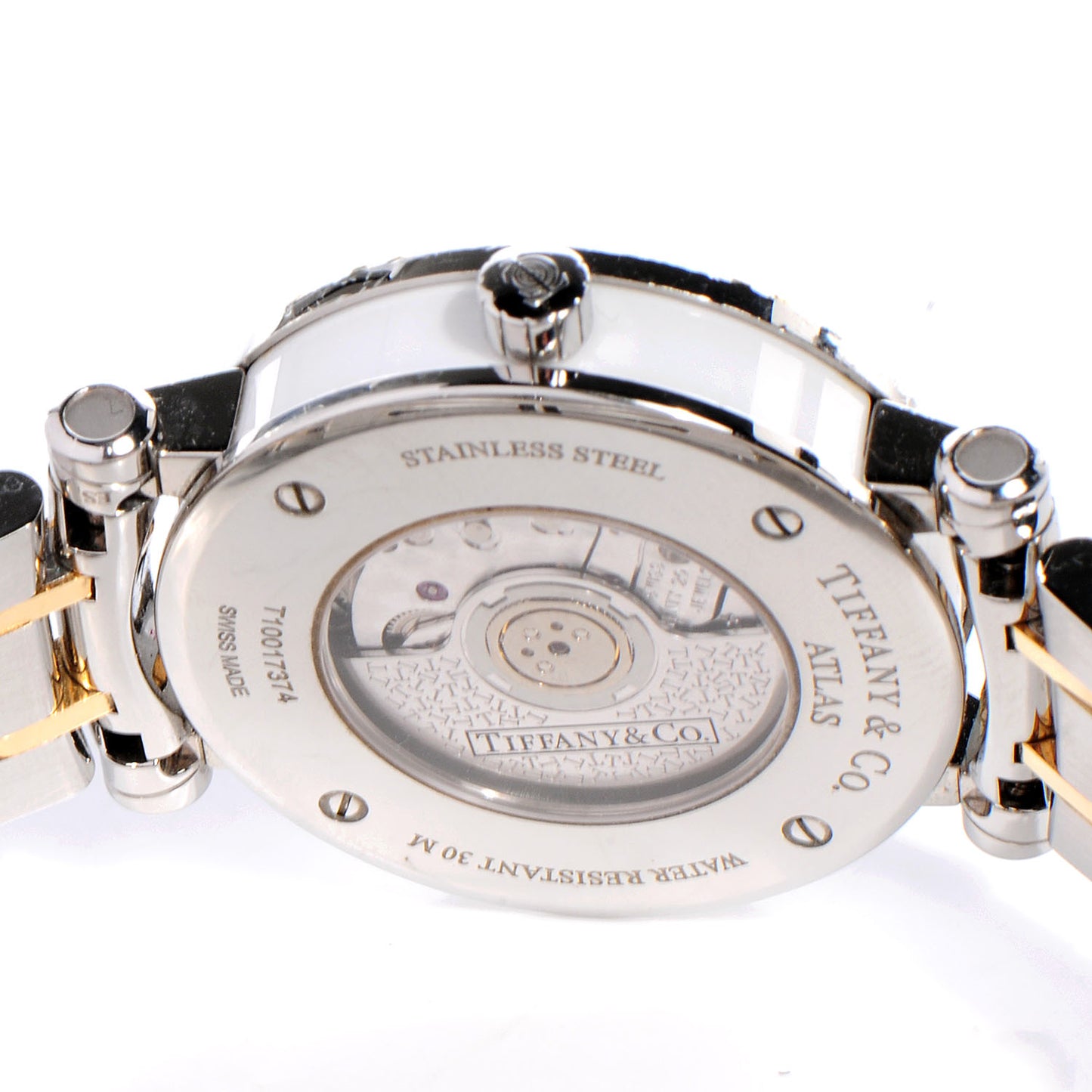 Stainless Steel 18K Yellow Gold 30mm Atlas Automatic Watch