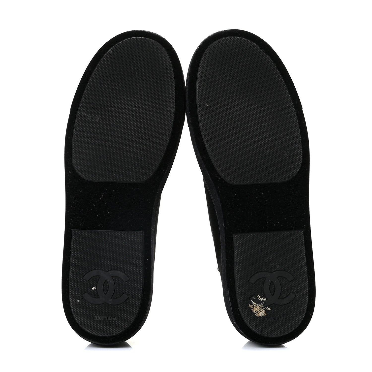Chanel Velvet Womens CC Sneakers 41 Black 7 of 11
