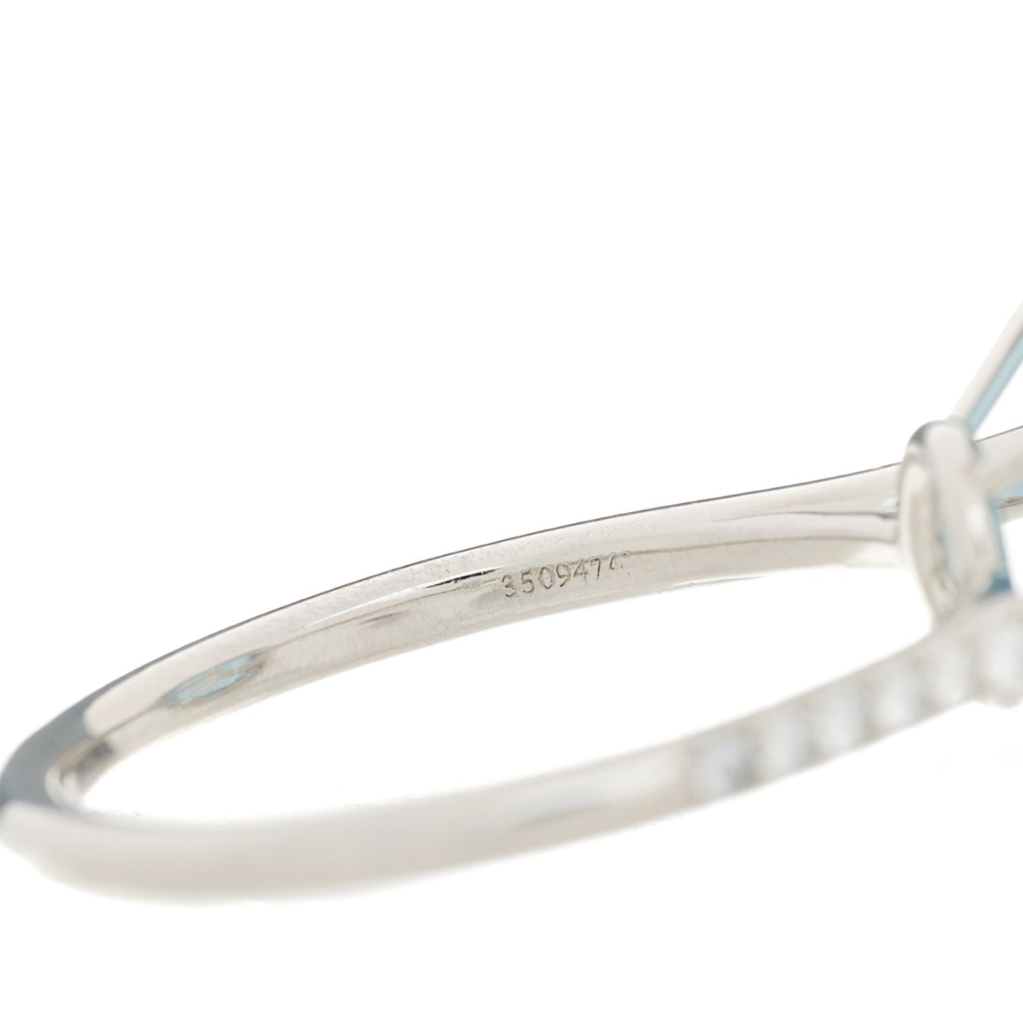 Platinum Diamond Aquamarine Soleste Oval Double Halo Ring 65 11