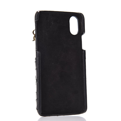 Christian Dior Lambskin Cannage Lady Dior Tech iPhone X XS Case Black 3 of 9