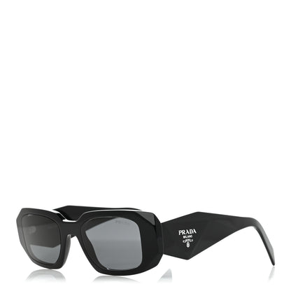 Prada Acetate Symbole Sunglasses SPR 17W Black 1 of 8