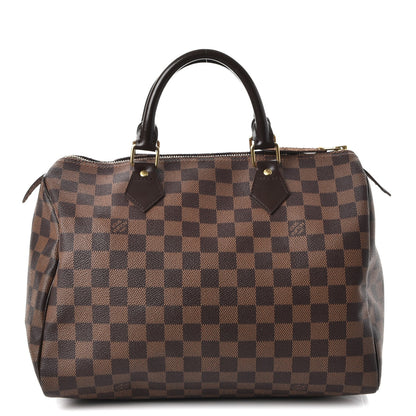 Louis Vuitton Damier Ebene Speedy 30 1 of 8