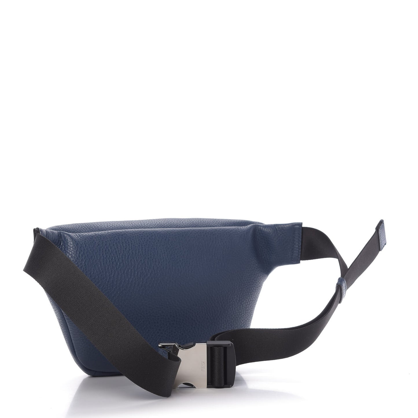Cuoio Romano Selleria Metal Stitch Stamp Patch Belt Bag Blue Marine