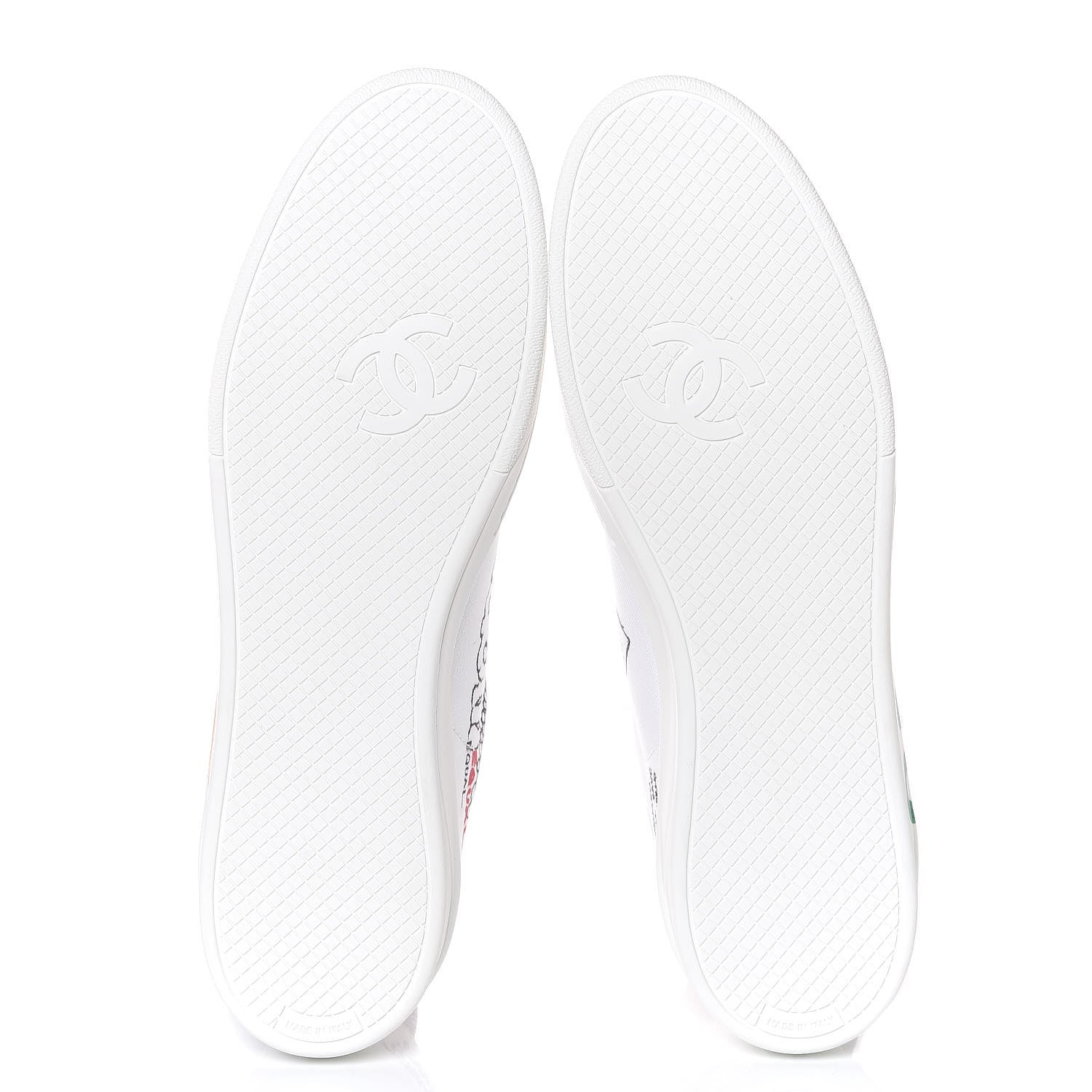 Chanel x Pharrell Williams Mens Calfskin Sneakers 45 White 5 of 17