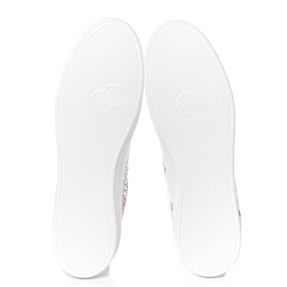 Chanel x Pharrell Williams Mens Calfskin Sneakers 45 White 5 of 17