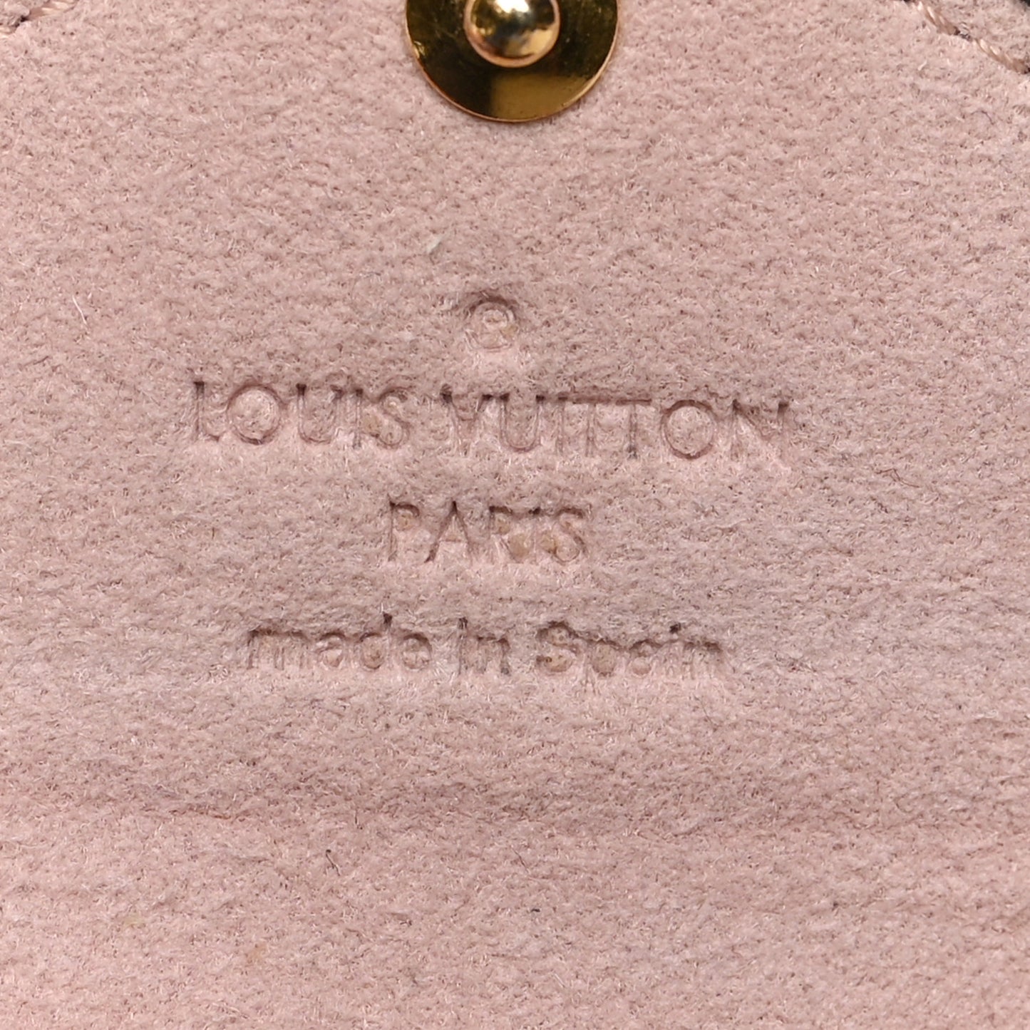 Monogram Bumper On Strap Shoulder Strap Creme Pink