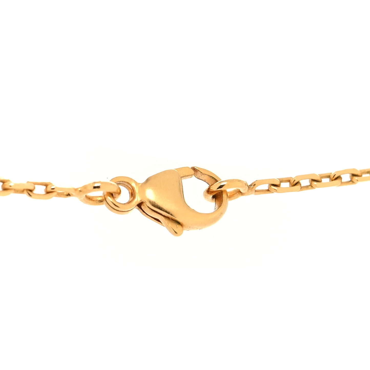 Lacquered Gold Mini Pop H Pendant Necklace Beige De Weimar