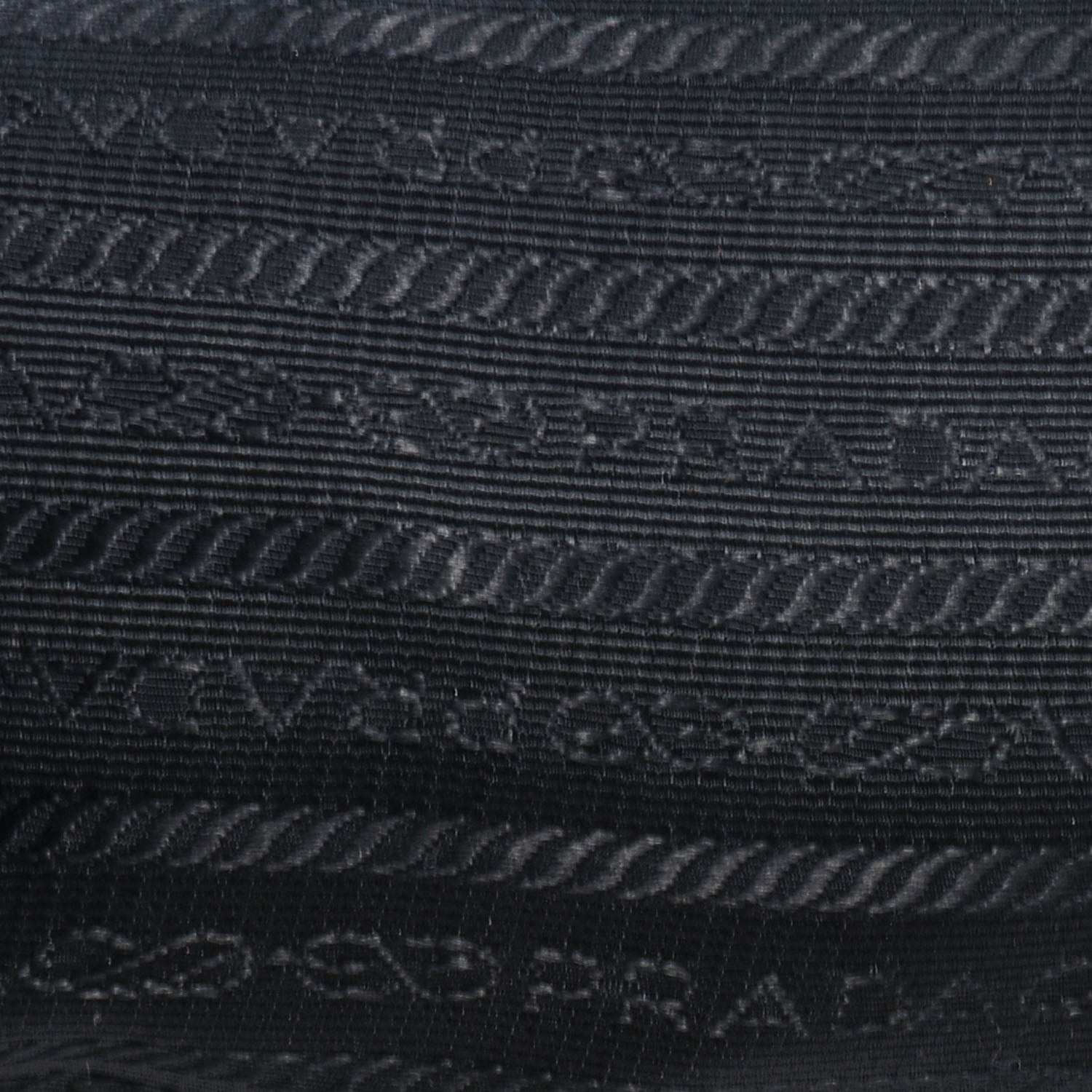Prada Vitello Daino Double Zip Tote Black 9 of 9