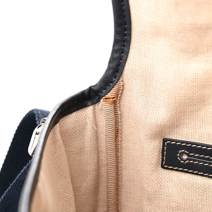 Gucci GG Plus Monogram Sellieria Calfskin Small Flap Messenger Bag Beige Blue 14 of 16