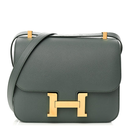 Hermes Epsom Constance 24 Vert Amande 1 of 11
