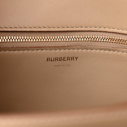 Burberry Calfskin Monogram Embossed Medium TB Chain Bag Honey 6 of 12
