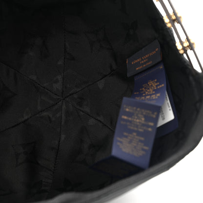 Louis Vuitton Polyester Silk Monogram LV Get Ready Cap M Black 7 of 10
