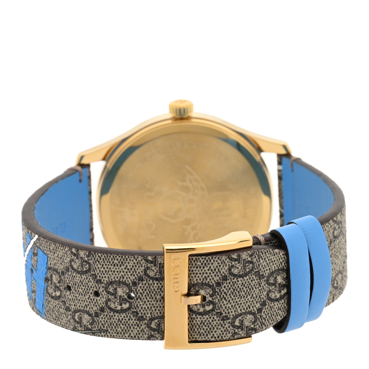 Gucci X DISNEY Stainless Steel Canvas 38mm G-Timeless Donald Duck Quartz Watch 3 of 4
