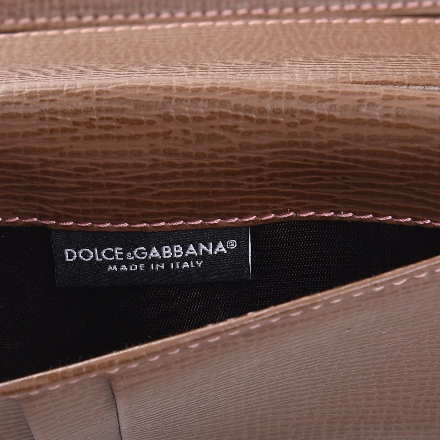 Textured Calfskin Mini Von Mix Bag Grey
