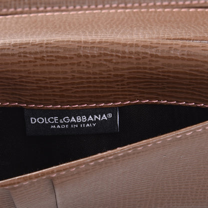 Dolce & Gabbana Textured Calfskin Mini Von Mix Bag Grey 7 of 8