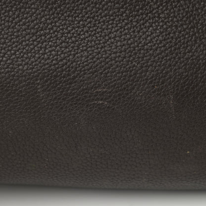 Hermes Taurillon Clemence Double Sens 36 Reversible Tote Etoupe Etain 14 of 23