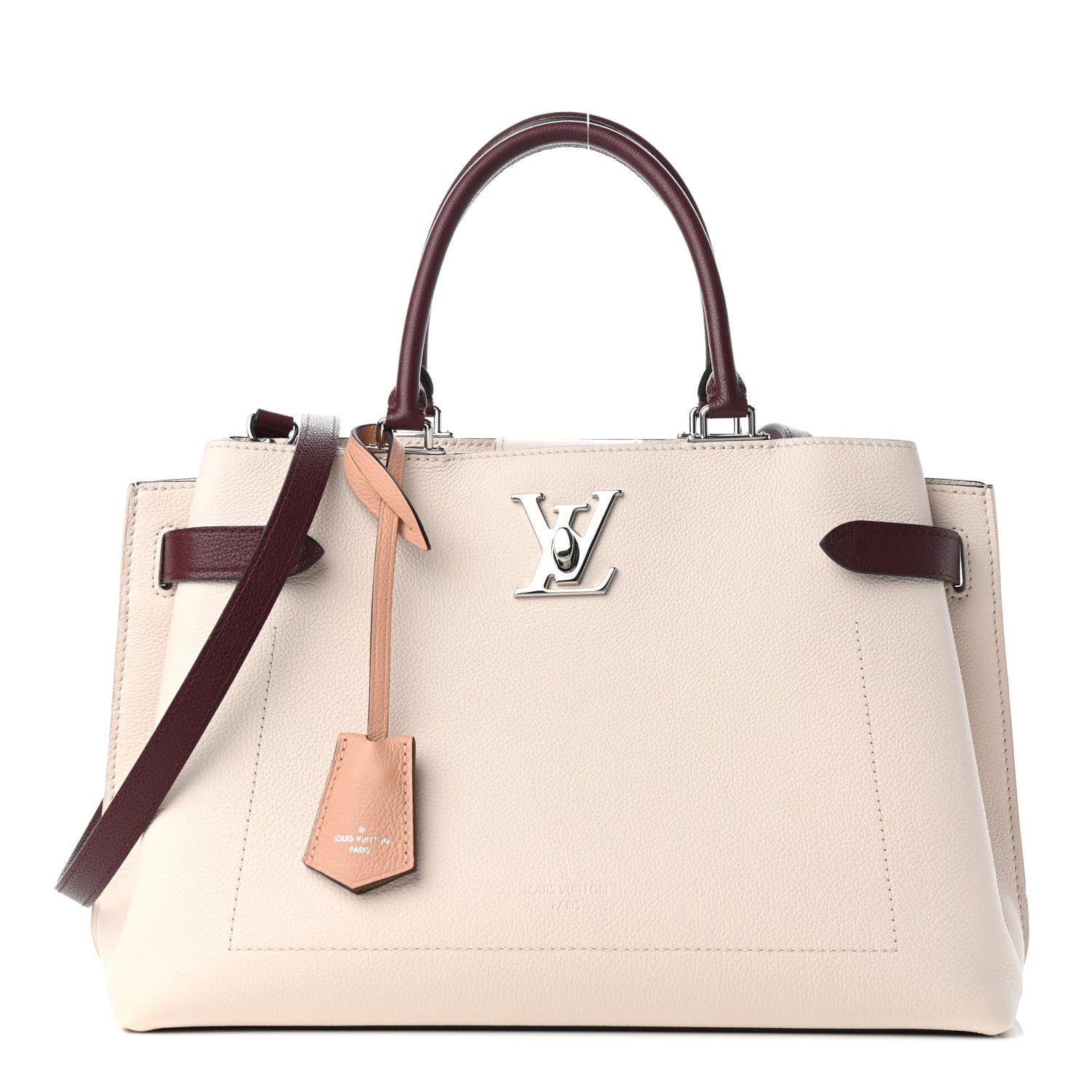 Louis Vuitton Calfskin Lockme Day Rose Silk Quartz Calla 1 of 10