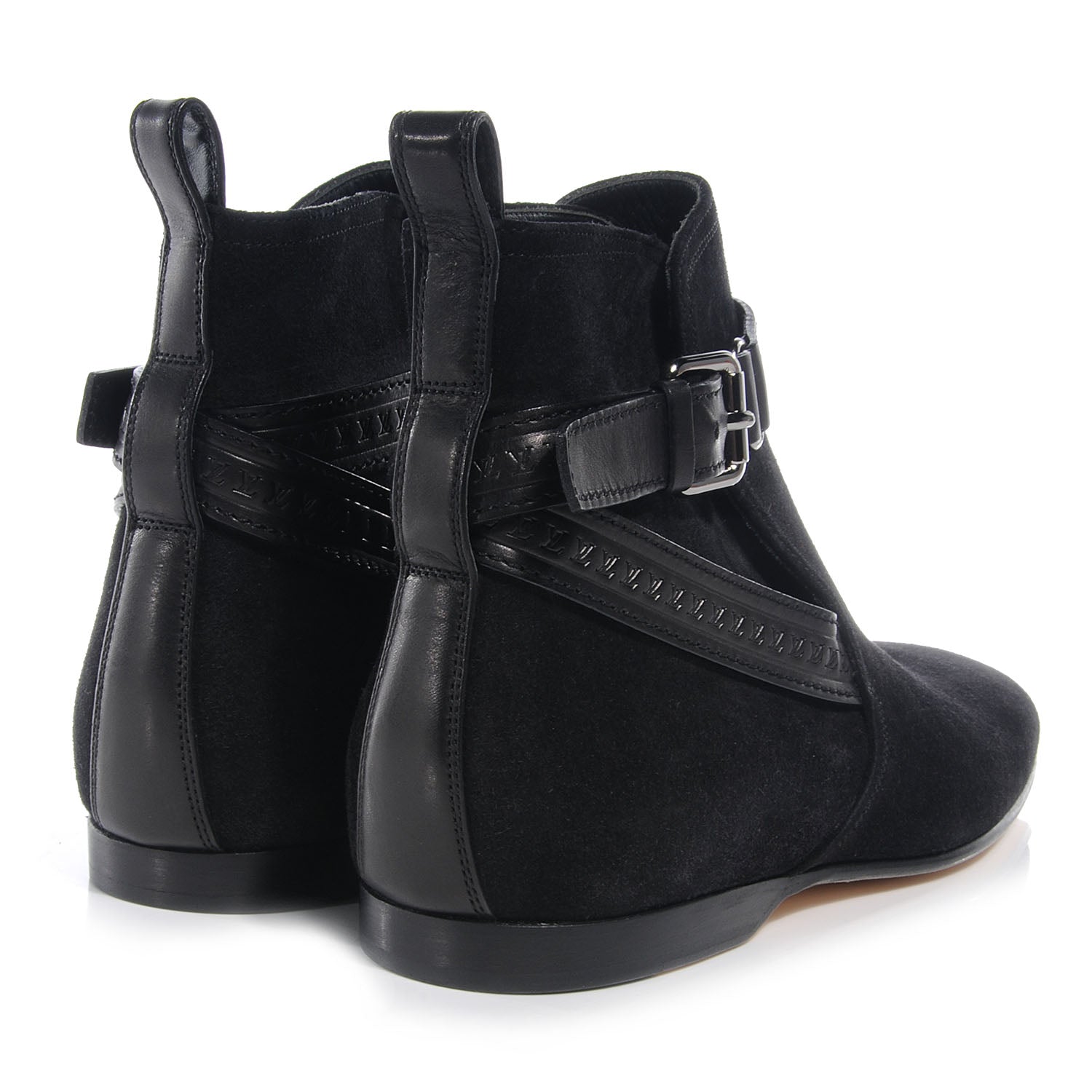 Louis Vuitton Suede Calf Rodeo Ankle Boots Mens 8 M Noir 3 of 6