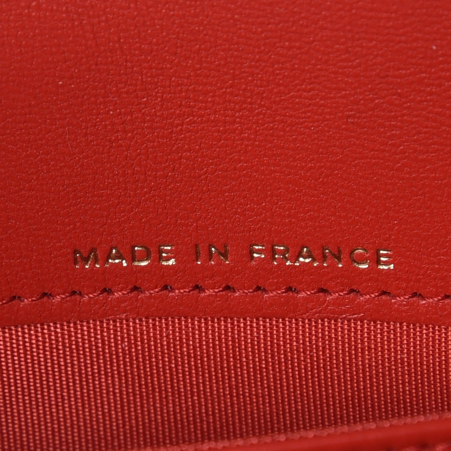 Chanel Lambskin Quilted Boy Flap Wallet Red 9 of 11
