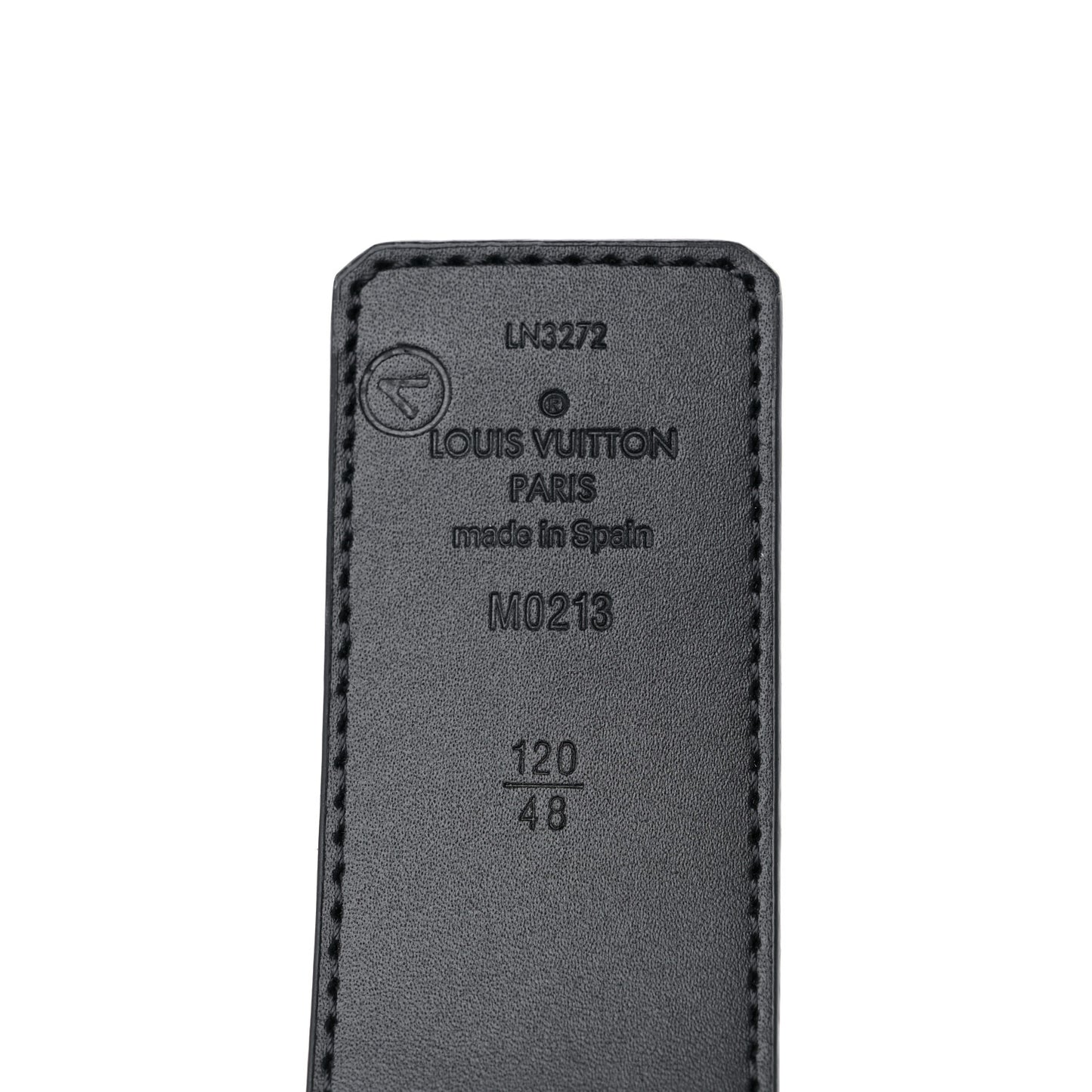 Damier Graphite 40mm LV Initiales Belt 120 48