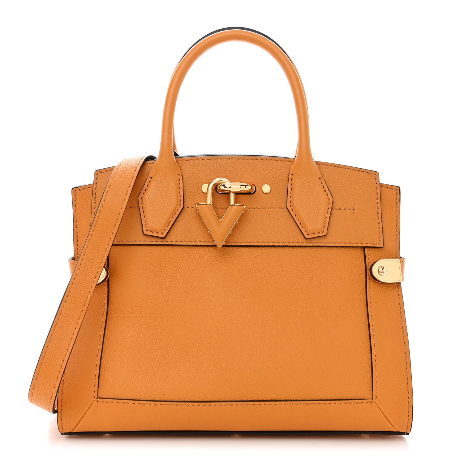 Louis Vuitton Calfskin Steamer PM Paprika 2 of 9