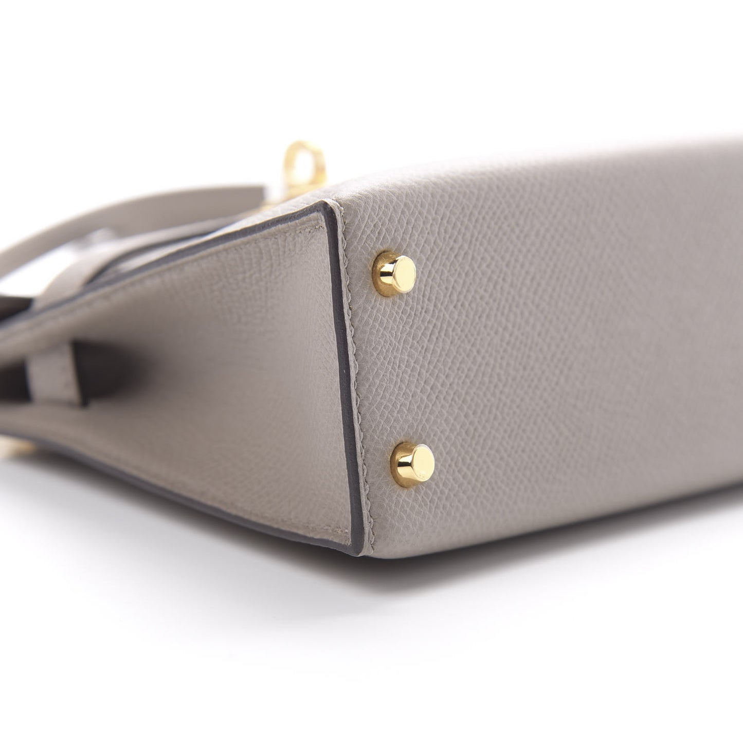 Epsom Mini Kelly Sellier 20 Gris Asphalt