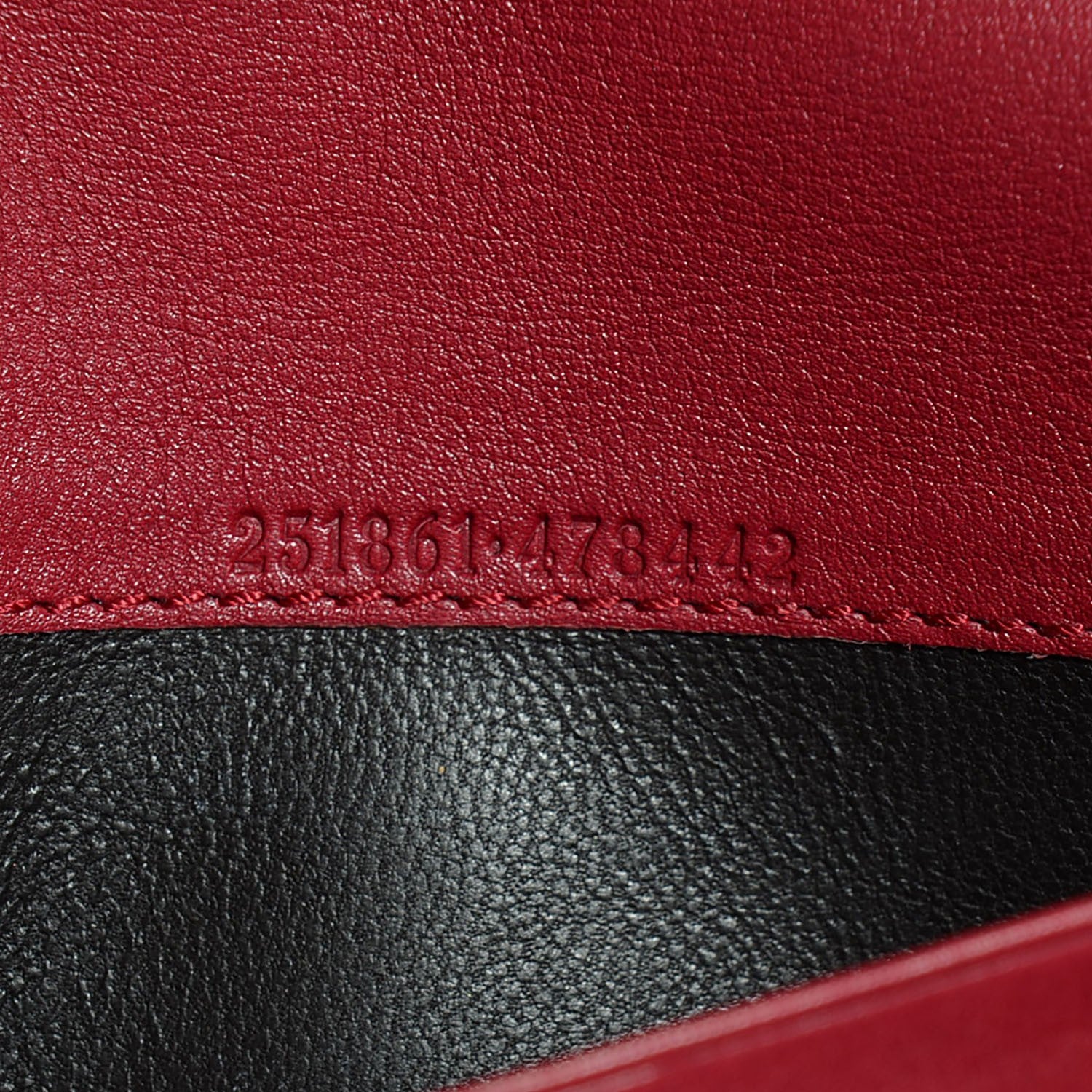 Gucci Guccissima Lovely Heart Continental Wallet Red 7 of 7