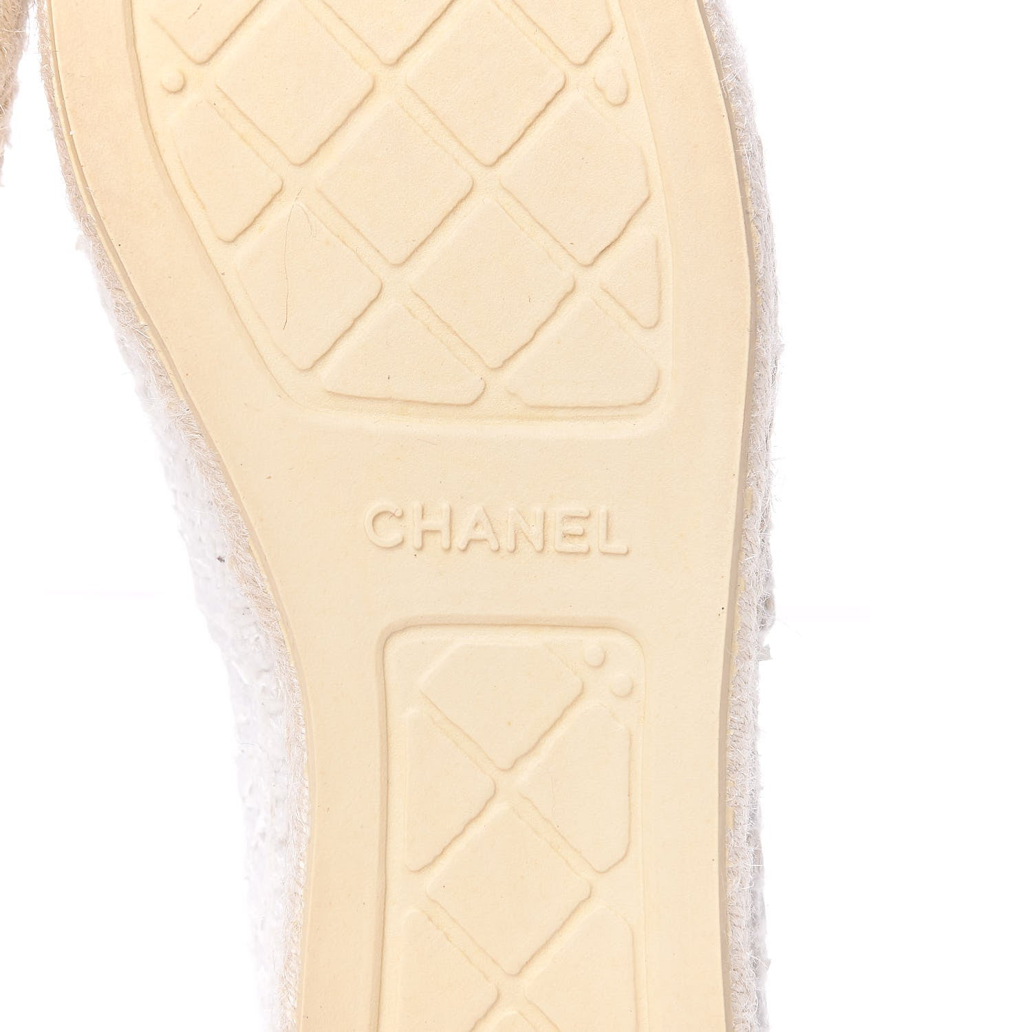 Chanel Tweed Patent CC Espadrilles 42 White 9 of 11