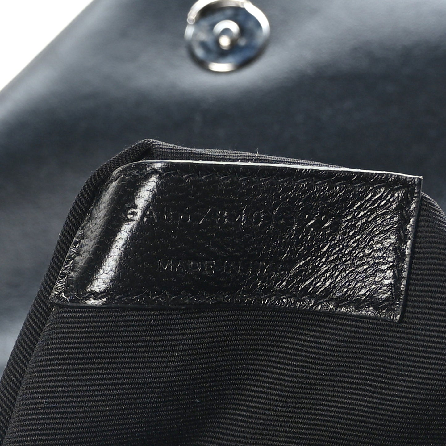 Calfskin Y Quilted Monogram Toy Loulou Crossbody Bag Black