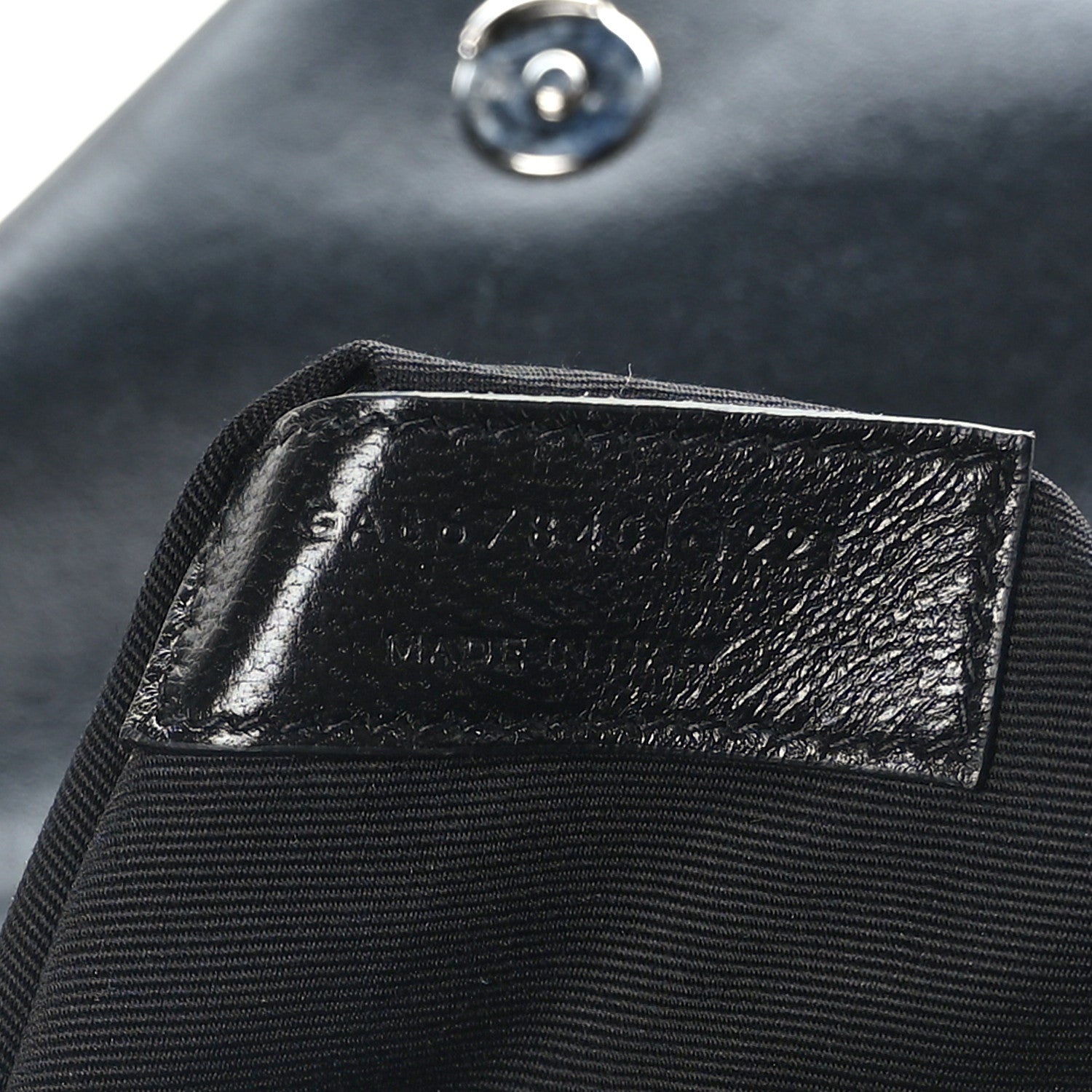 Saint Laurent Calfskin Y Quilted Monogram Toy Loulou Crossbody Bag Black 7 of 9