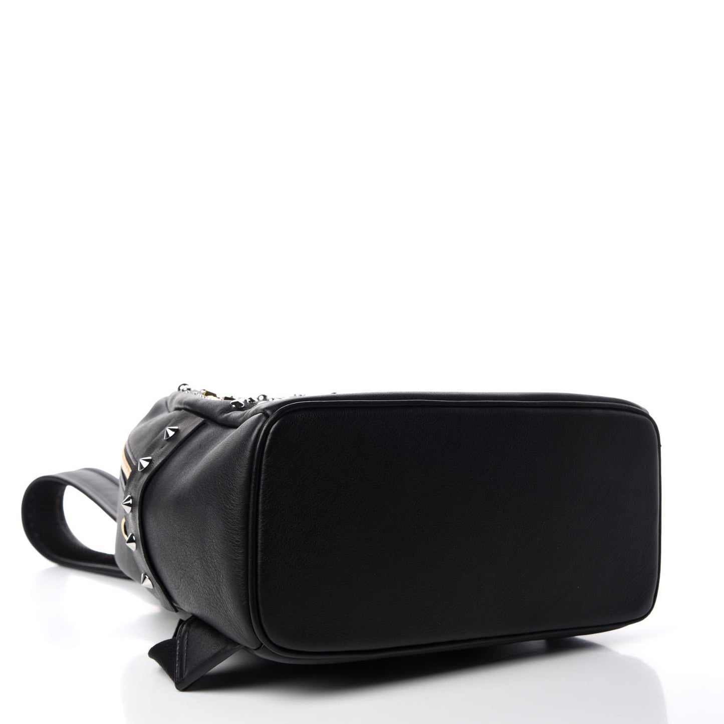 Smooth Calfskin Radial Studded Stark Small Backpack Black