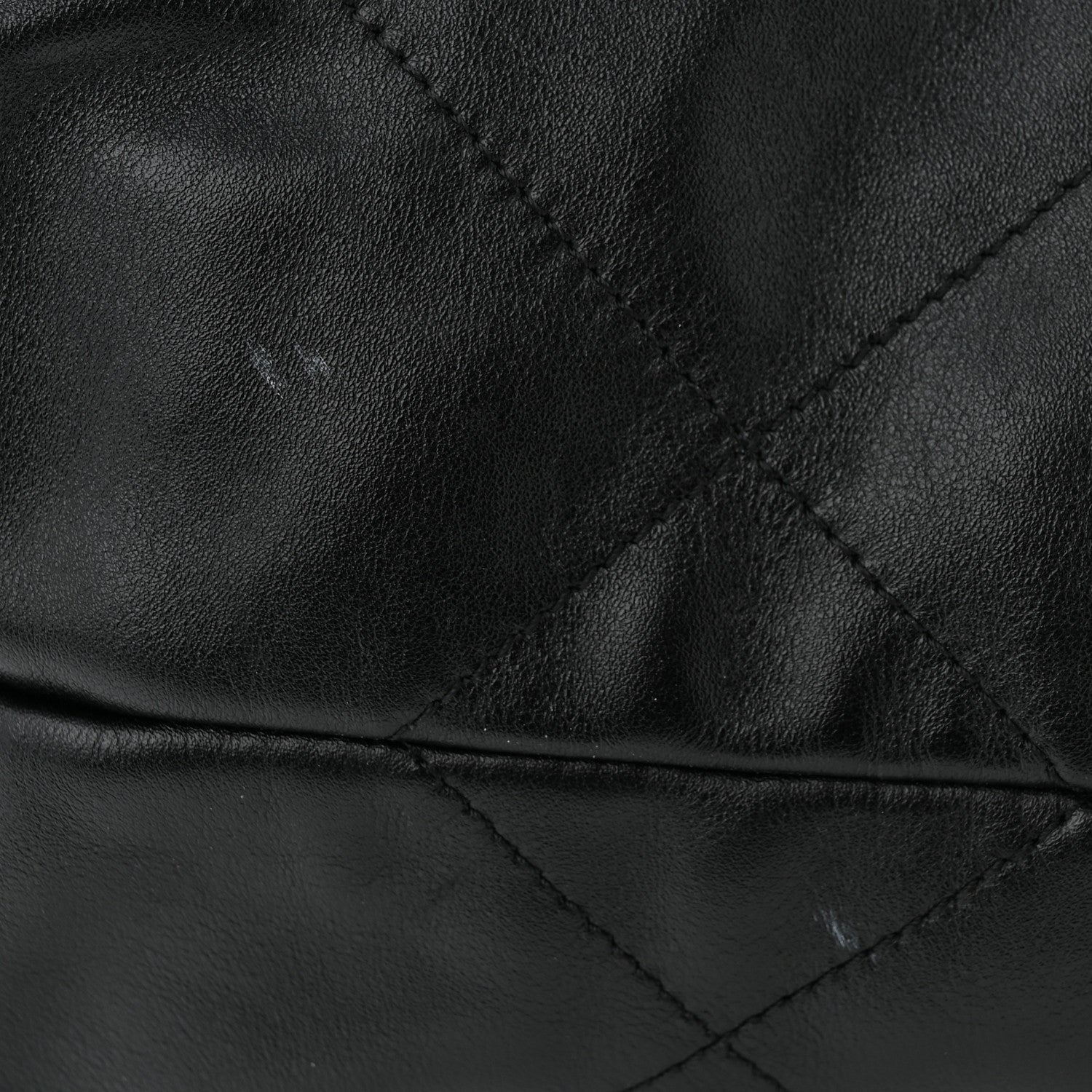 Chanel Shiny Calfskin Quilted Large Chanel 22 Black 22 of 23