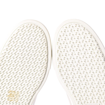 Hermes Calfskin Polo Sneakers 38.5 White 9 of 10