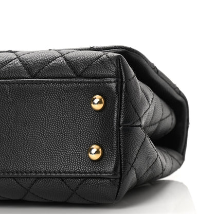 Chanel Caviar Quilted Mini Coco Handle Flap Black 10 of 10