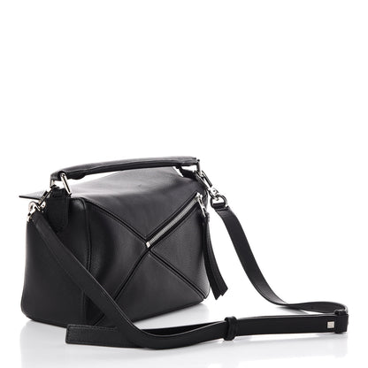 Loewe Calfskin Small Puzzle Bag Black 4 of 9