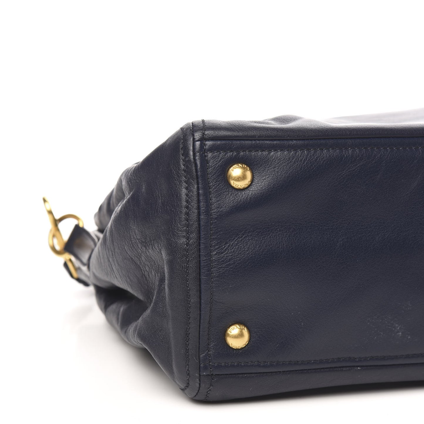 Soft Calfskin Double Zip Shoulder Bag Baltico