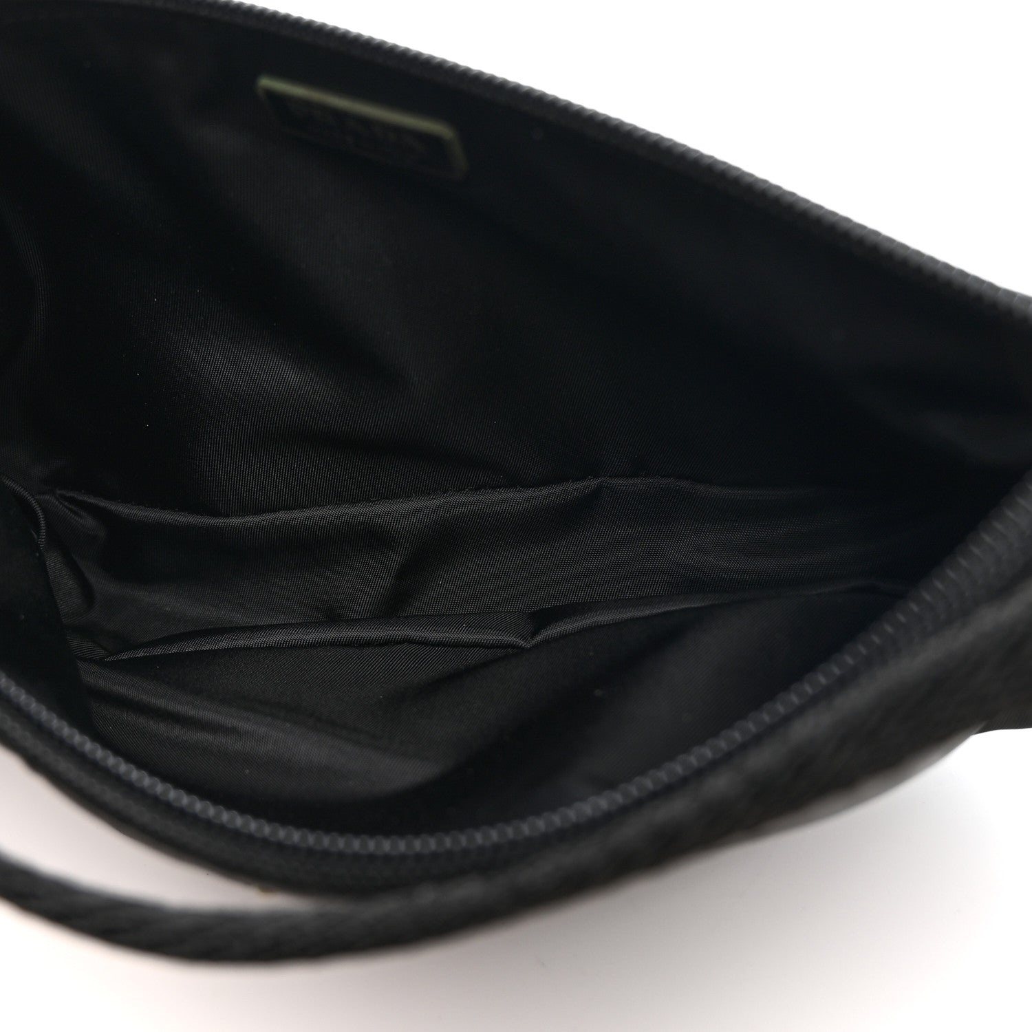 Prada Tessuto Nylon Pochette Bag Black 6 of 15