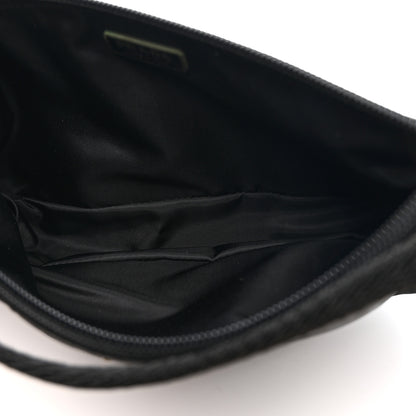 Prada Tessuto Nylon Pochette Bag Black 6 of 15